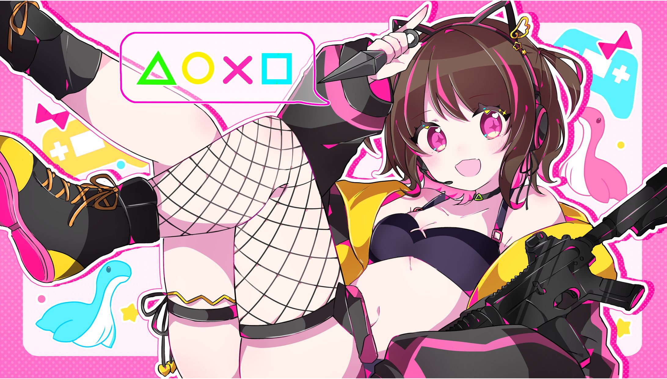 Vtuber / NaShU 壁紙用イラスト-1