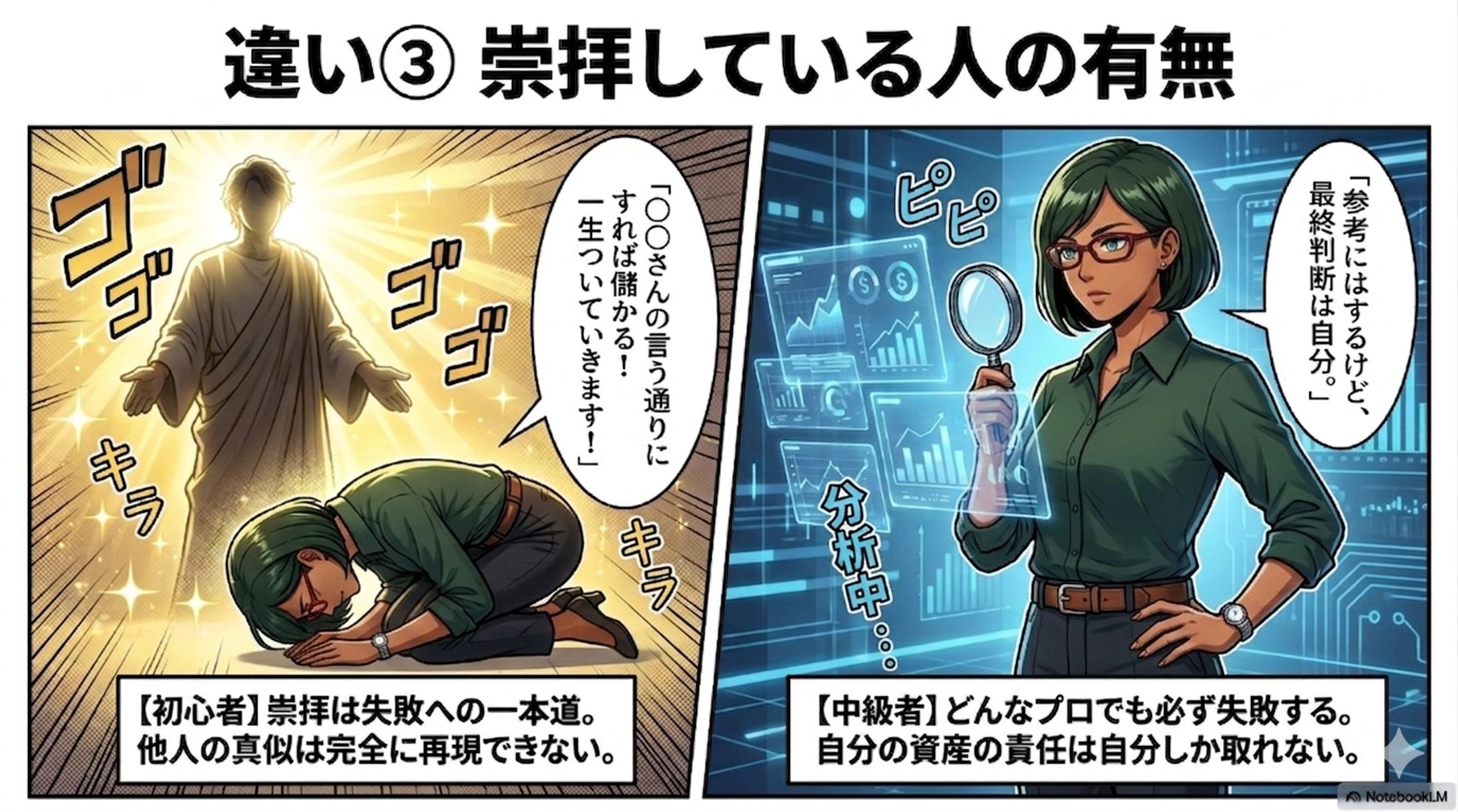 投資初心者と中級者の違い②-1