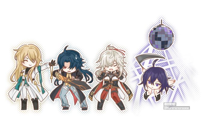 Unfinished Original Chibi Character Illustrations