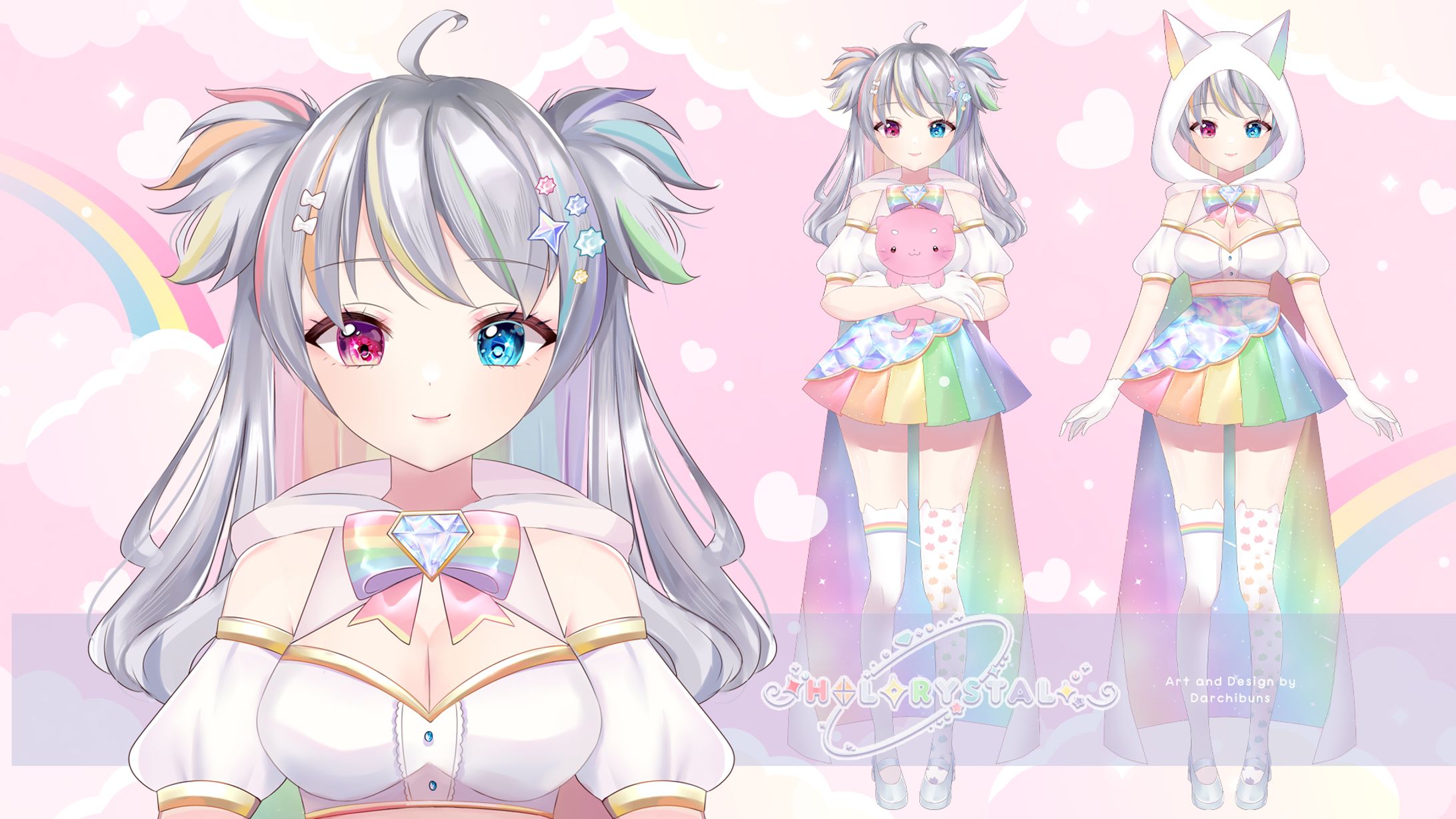 Holorystal VTuber Model-1