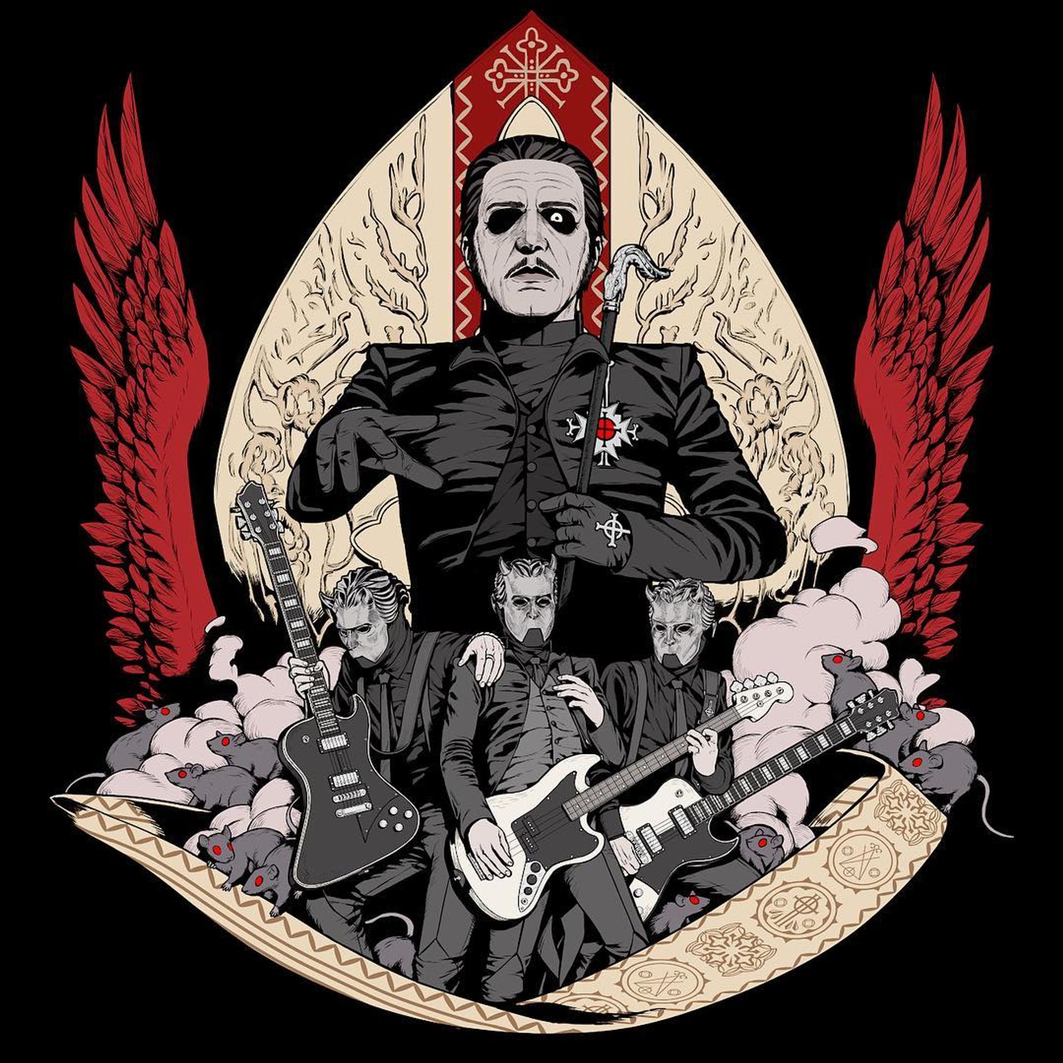  merch designs for GHOST-1