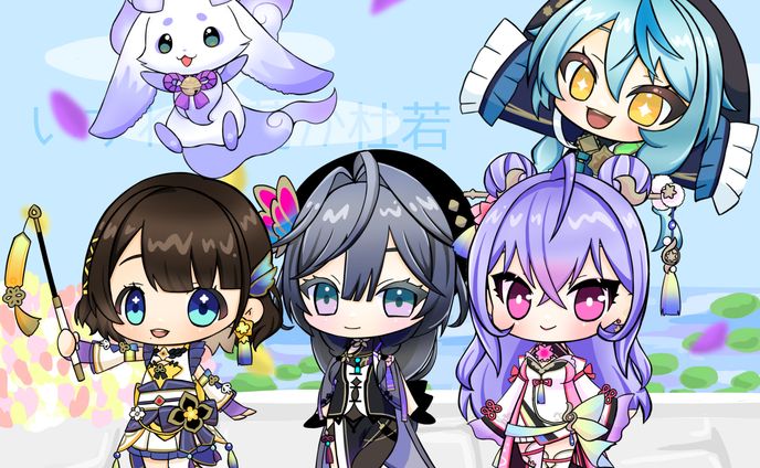 いずれ菖蒲か杜若 ファンアート