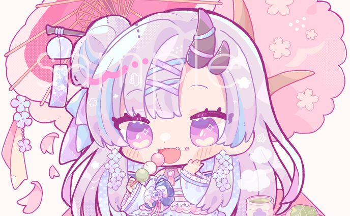 花鞠ゆら様グッズ用SDイラスト