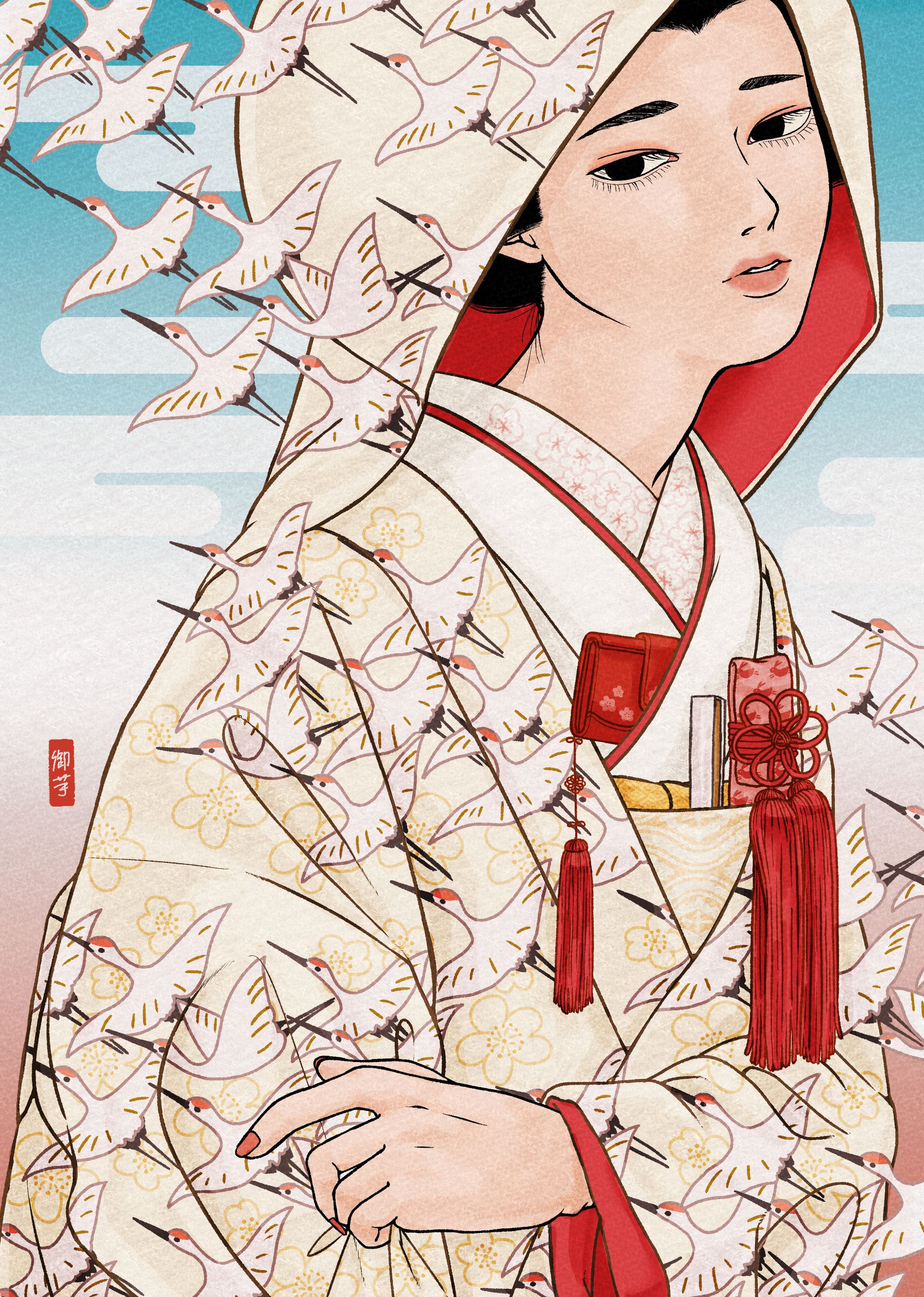 鶴と嫁入り-1