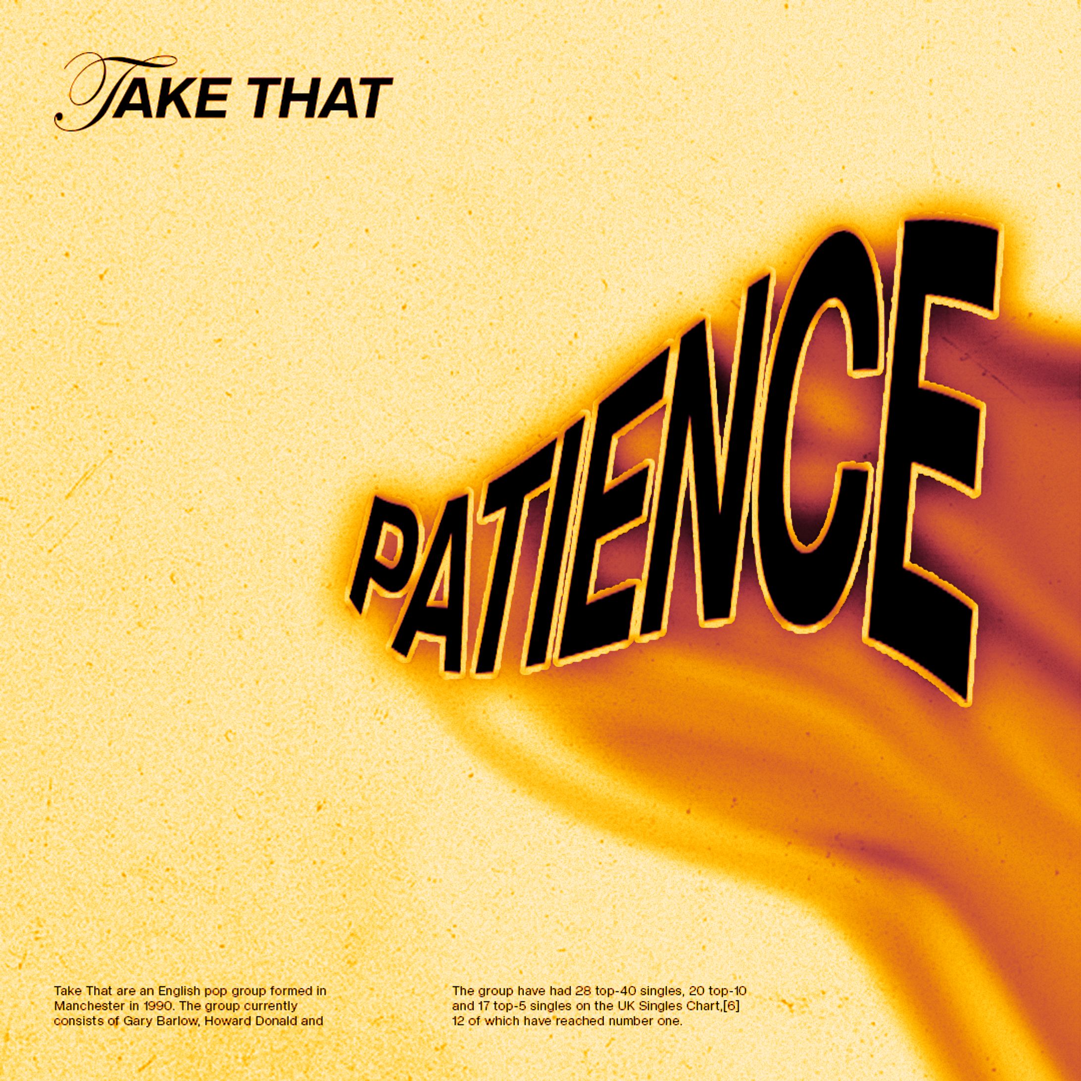 Album Cover Take that - Patience-1