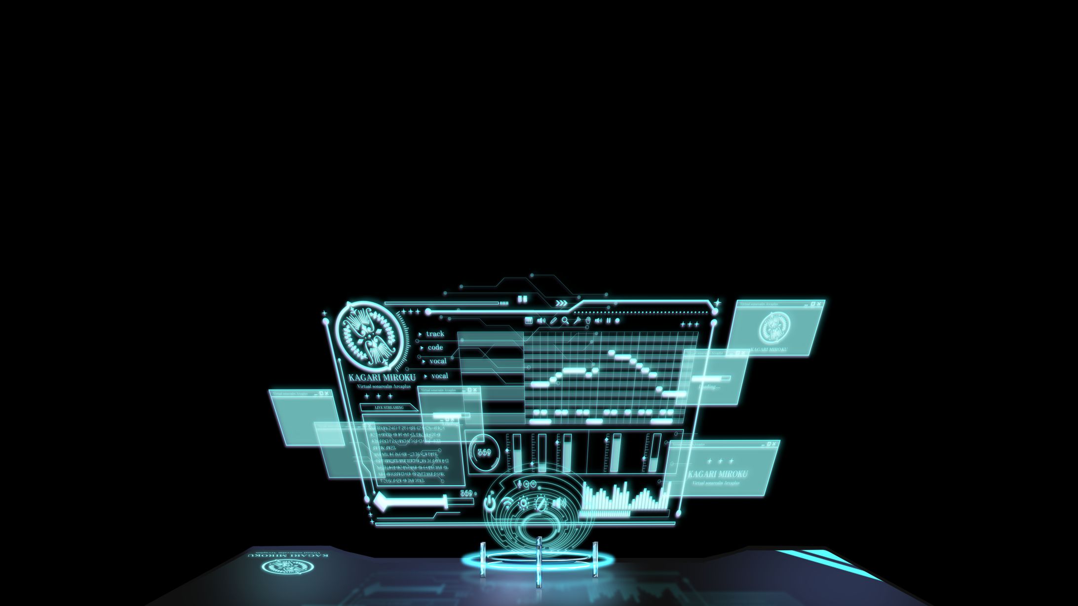 【企業依頼】Vtuber鹿火璃みろく様│配信素材-1