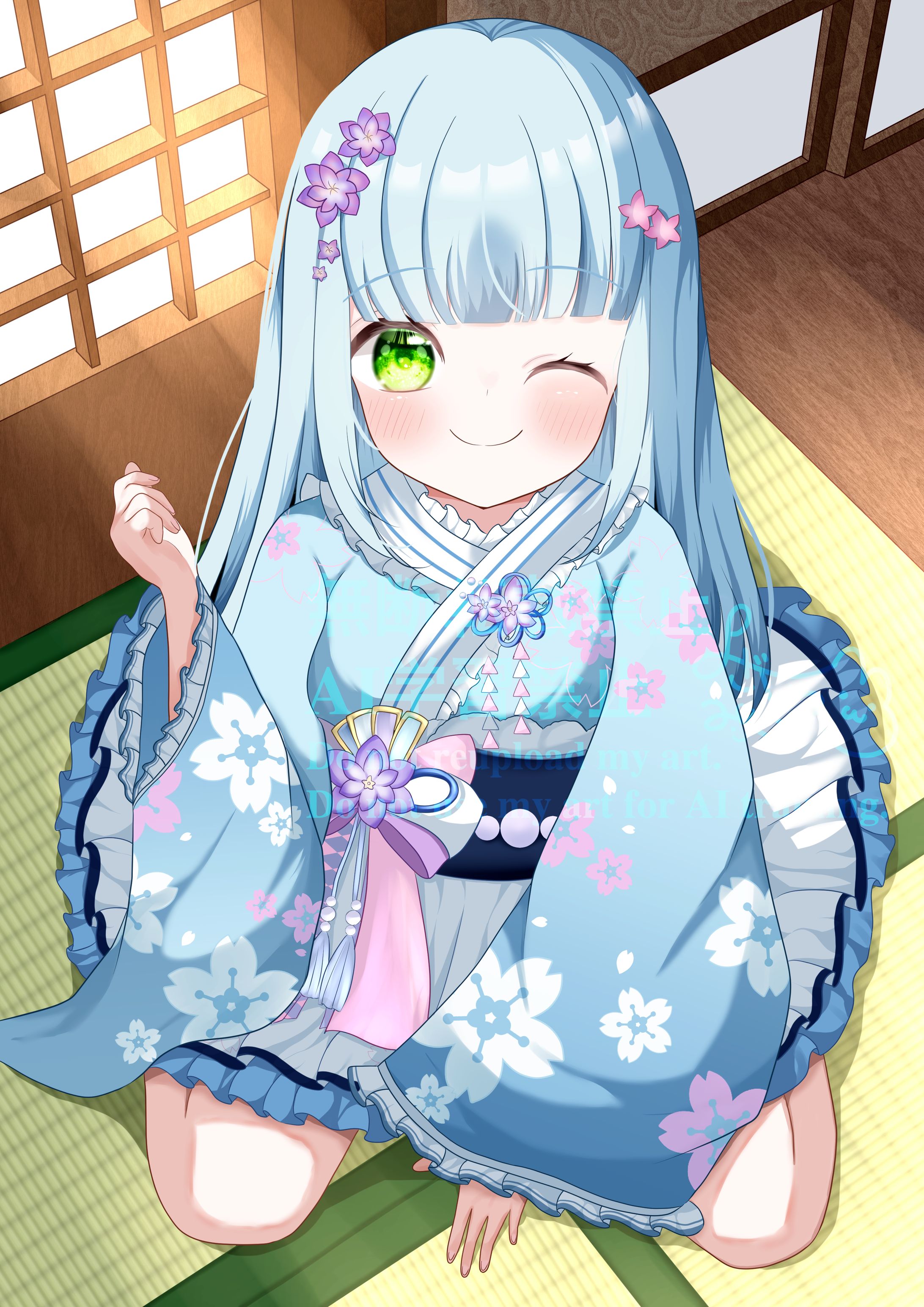 Vtuber桔梗しんマル様　一枚絵-1