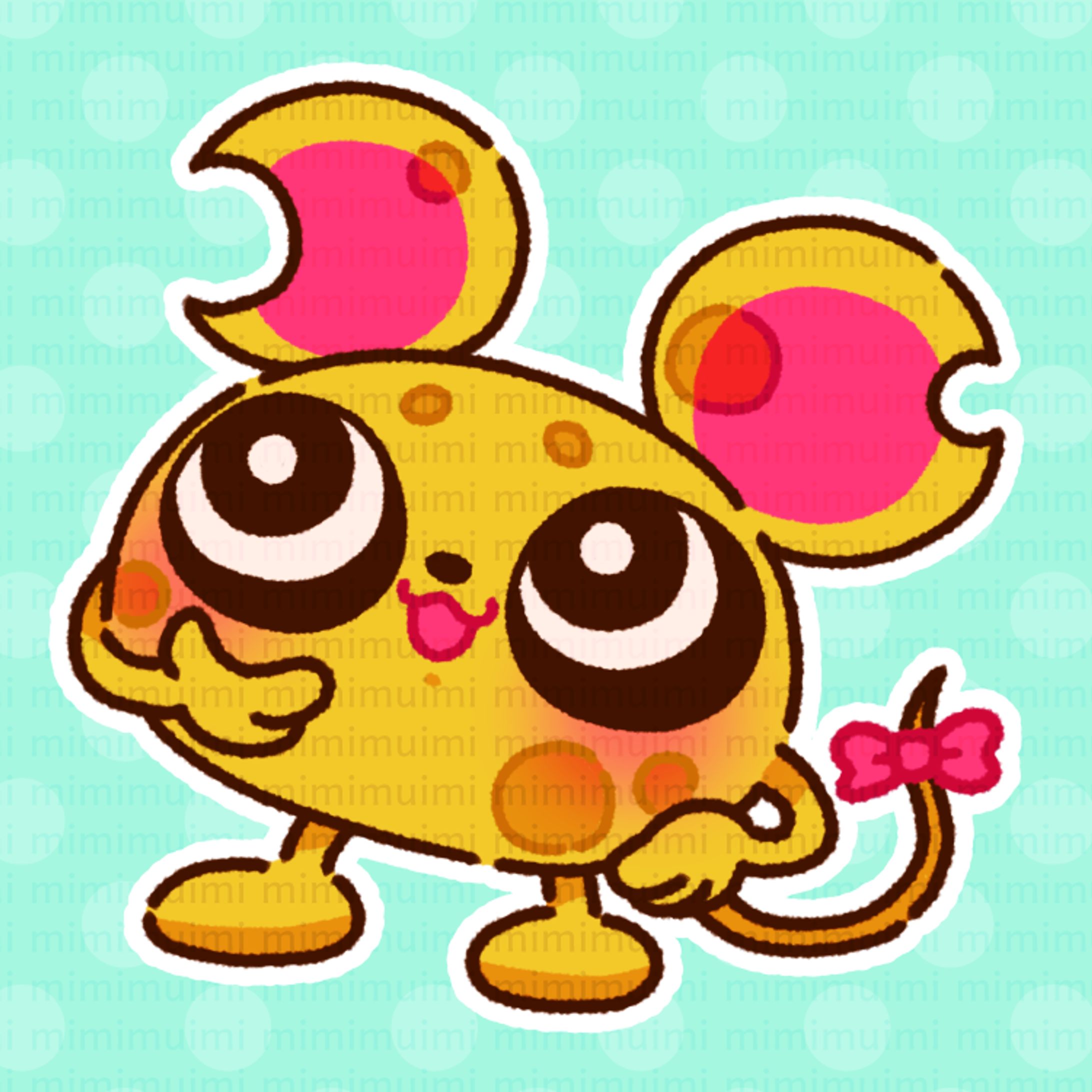 【キャラデザ】あなぼこネズミちゃん-1