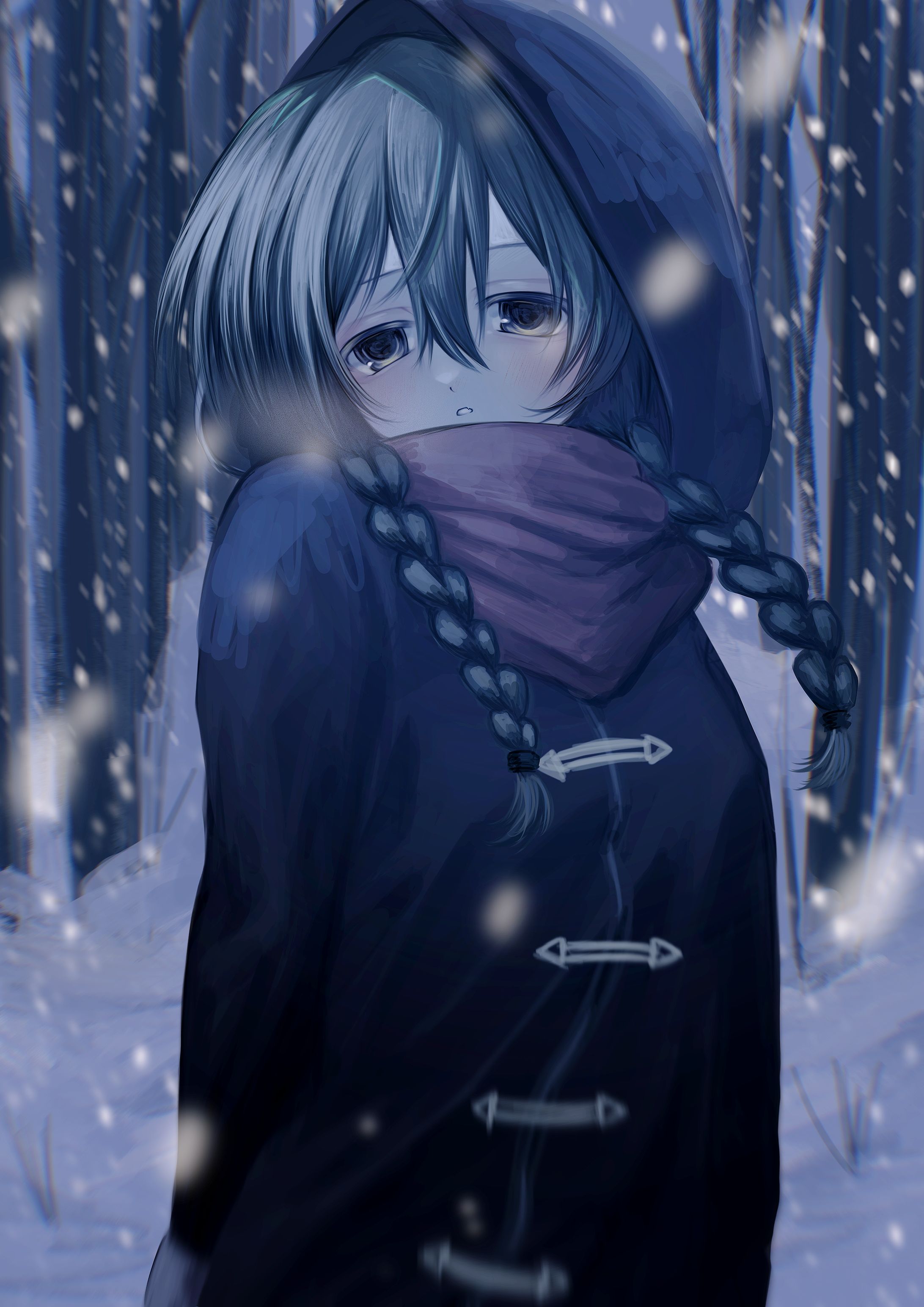 幻術エルフ様 オリジナルゲーム『雪消え』しのぶ-1