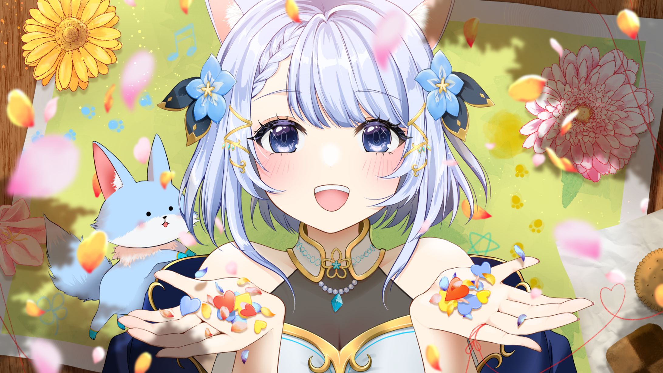 狐月りむ様歌ってみたイラスト-1