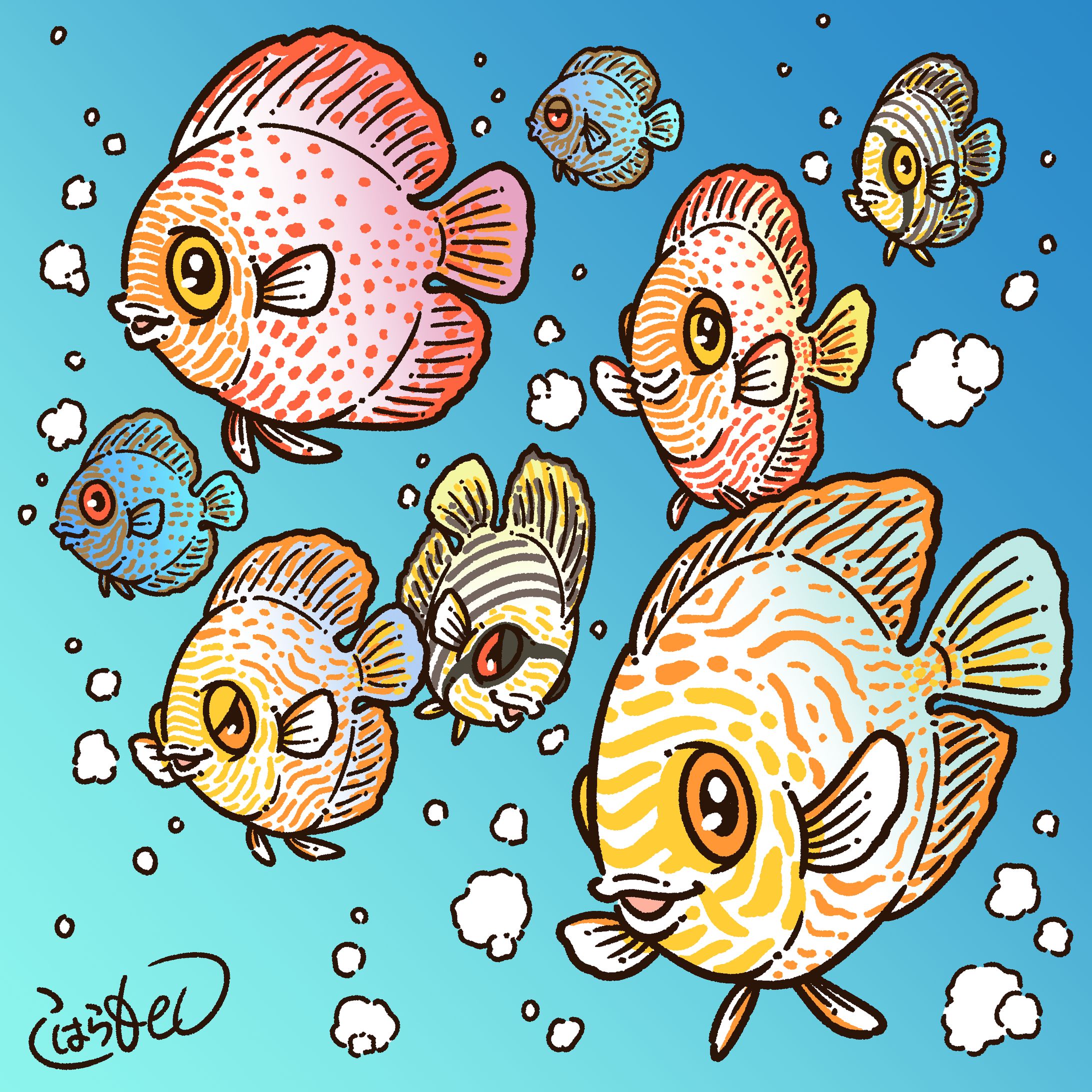 ご依頼のペットイラスト-1