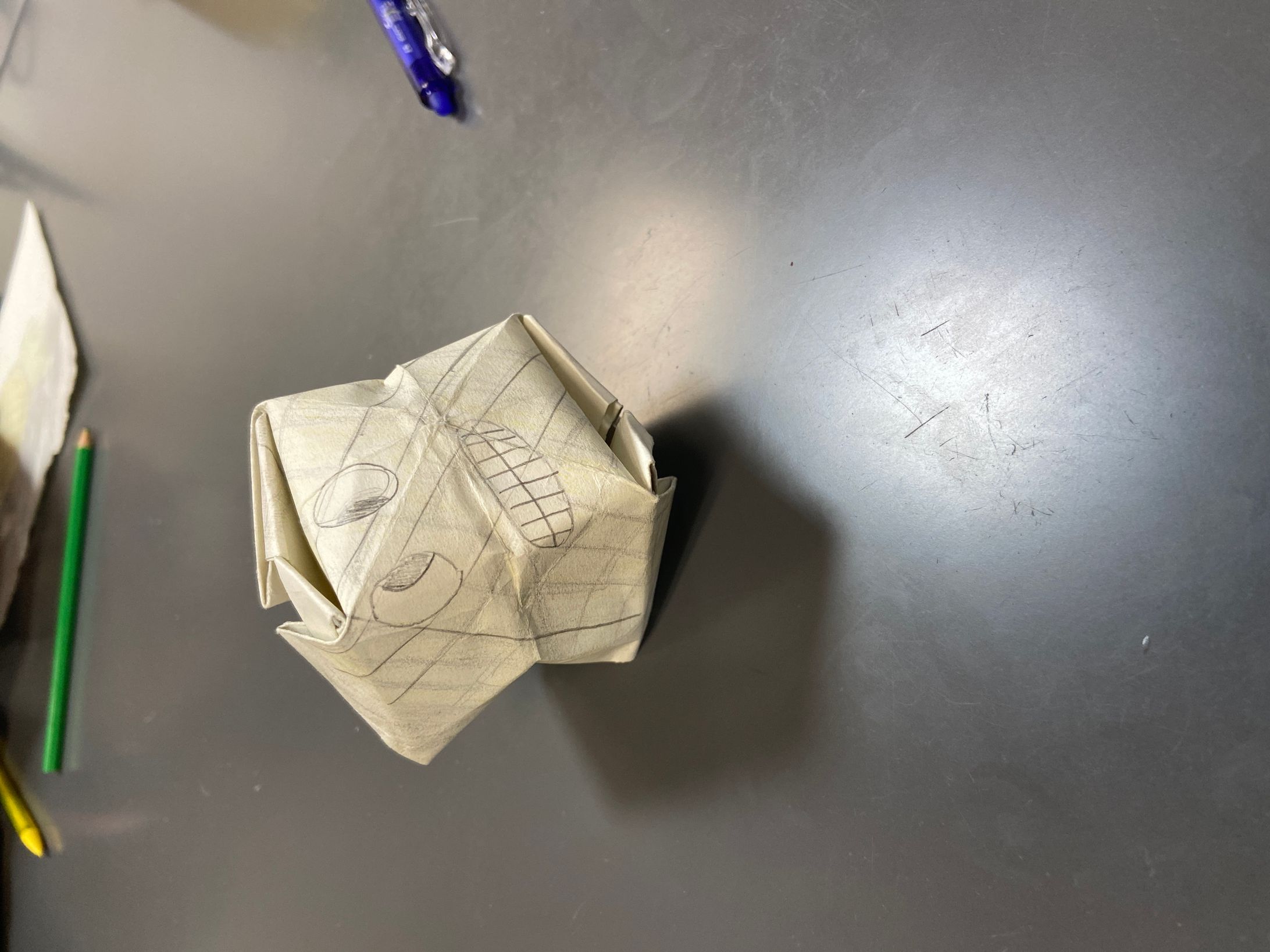 Origami lantern final product-1
