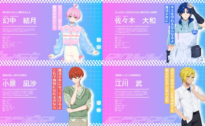 公式サイト風キャラ紹介