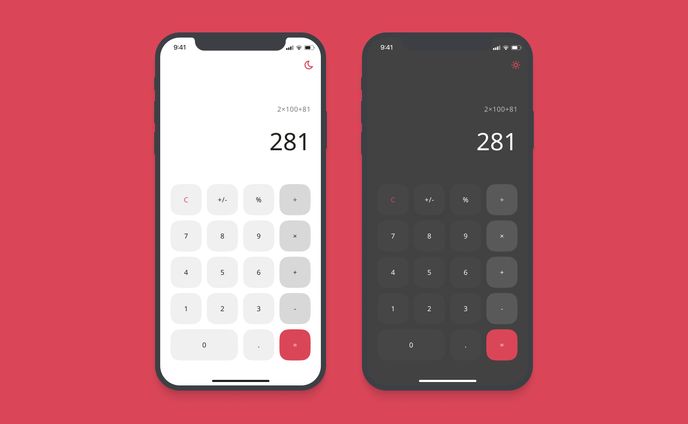 DailyUI 004 Calculator
