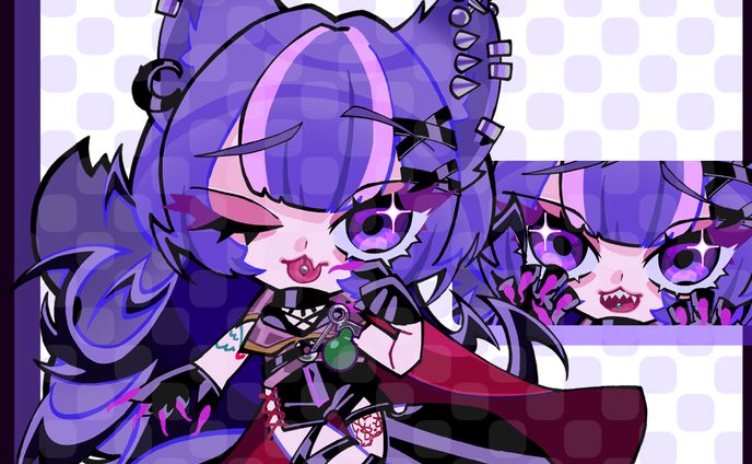 【お仕事】2.5頭身グッズ用イラスト