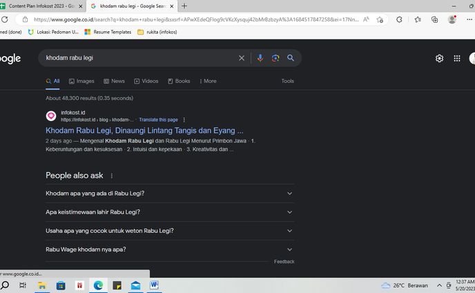 Top Google Search Page