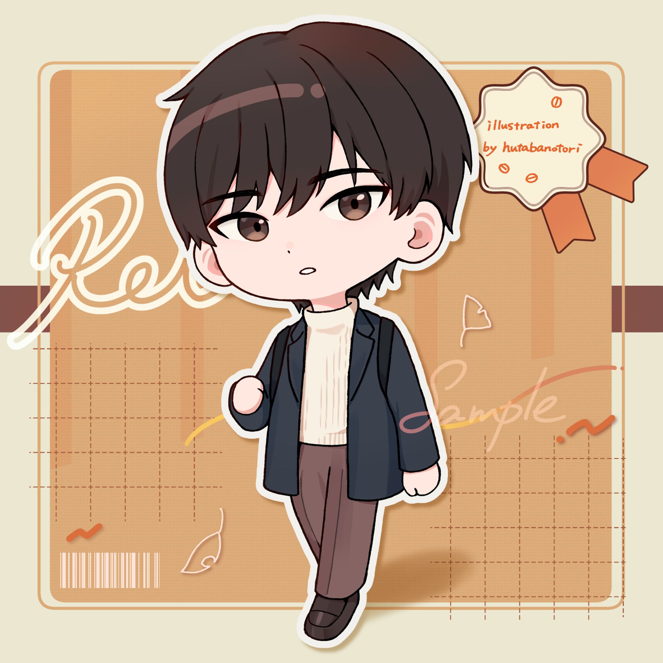 れいとくん　デフォルメ -1