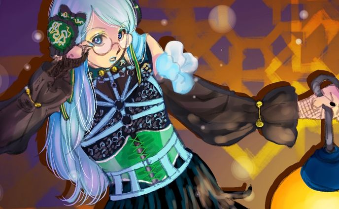 【skeb】創作レイヤーさん：アジアンゴシックガール