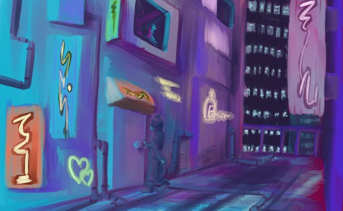 コンセプトアート、風景画等