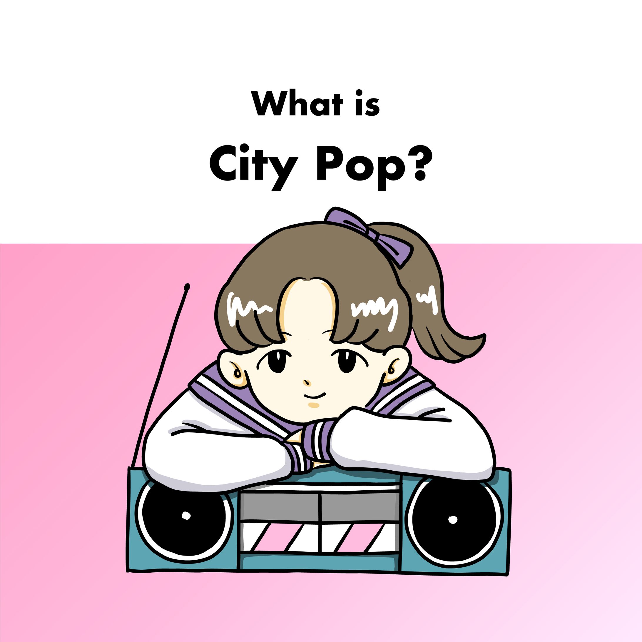 アイキャッチイラスト_Podcast｜Asian City Pop Producers 様_what is city pop?-1