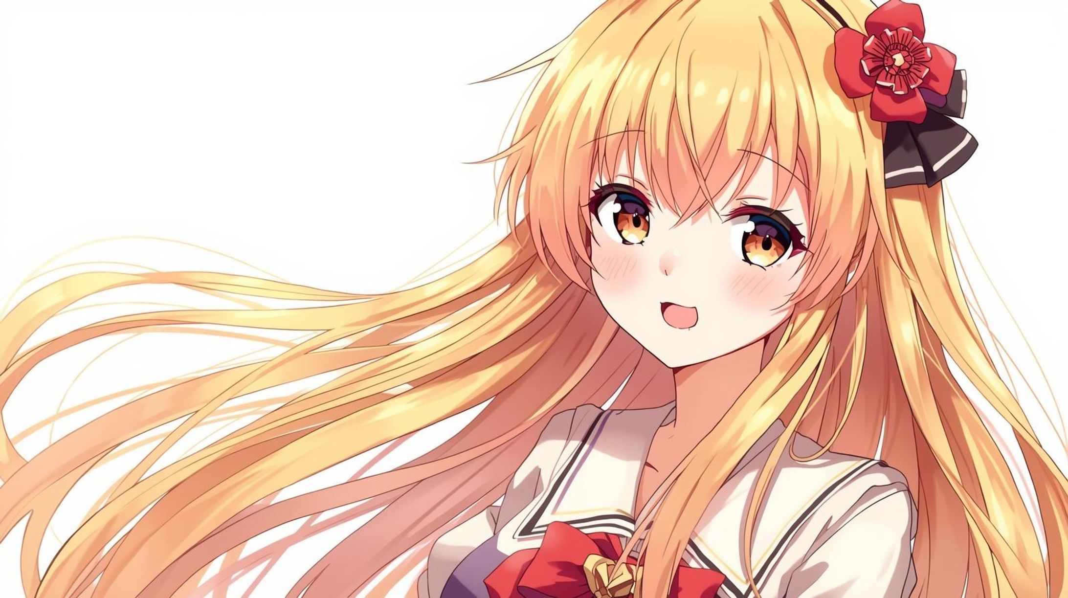 黄色髪の女の子-1