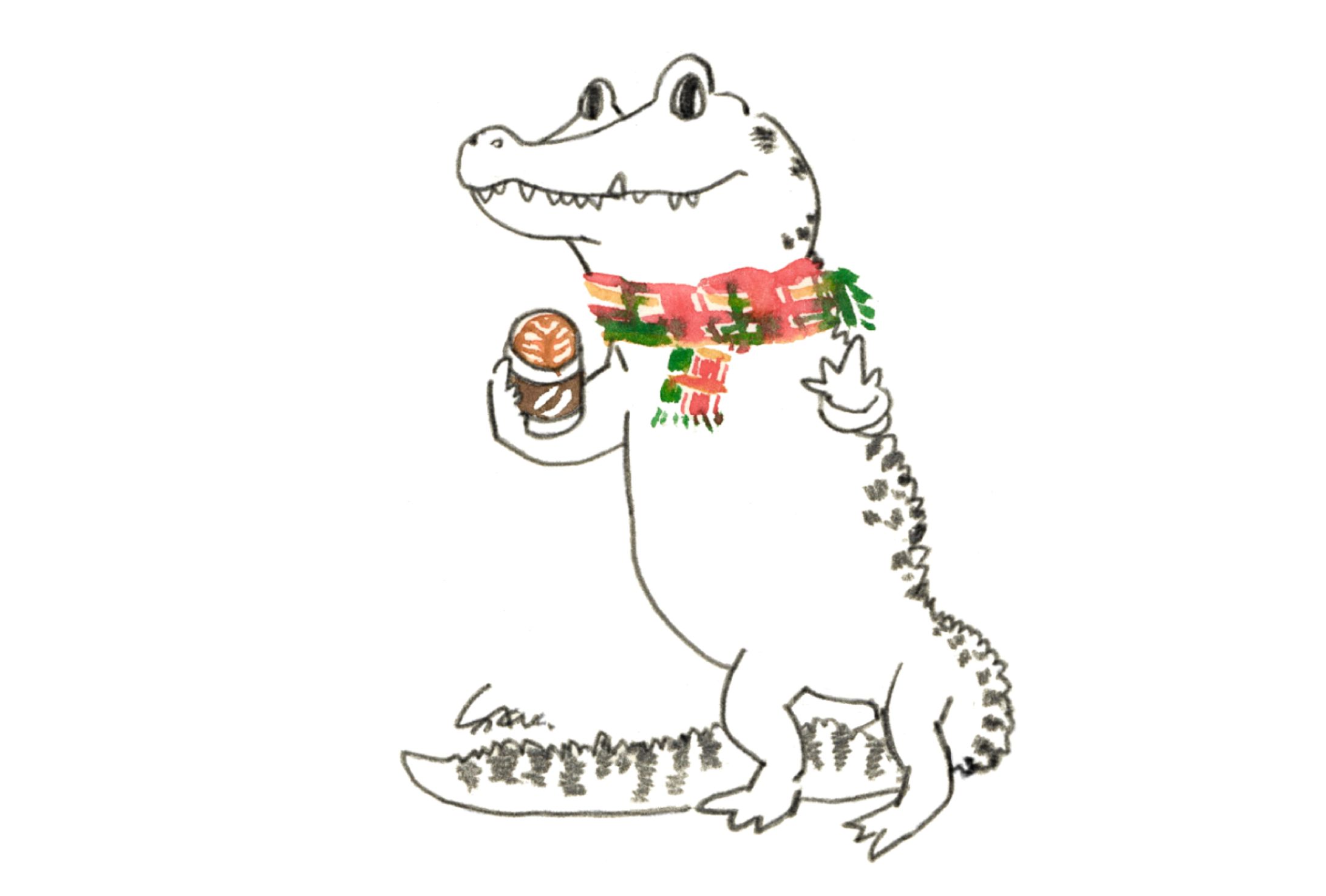 ワニとコーヒー-1