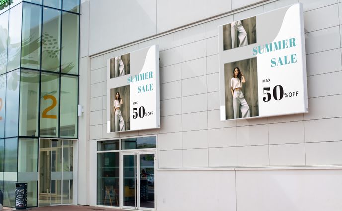 ［架空］アパレルブランド　セールバナー