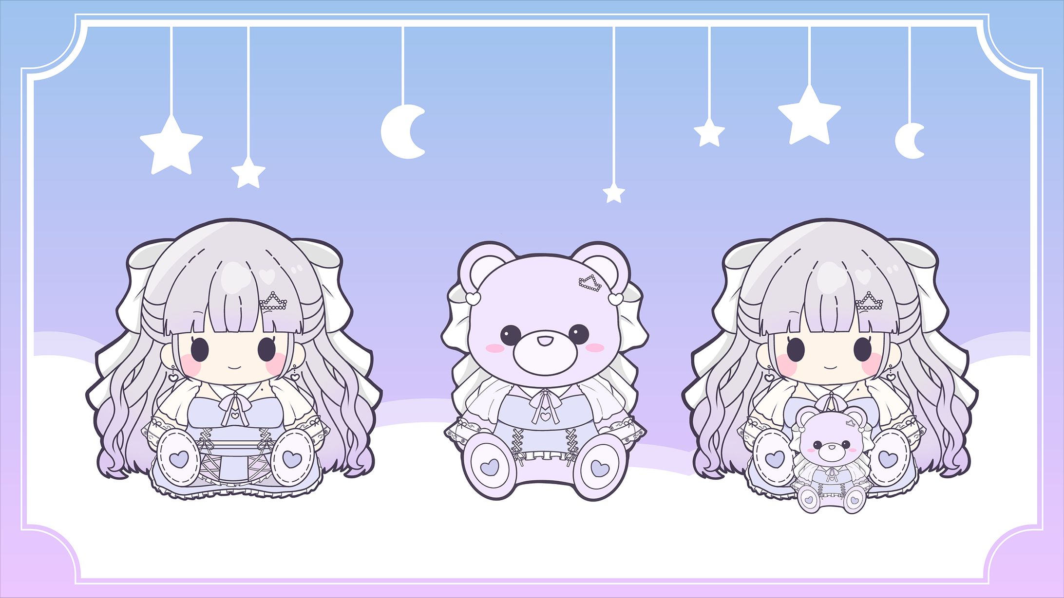 ルワ様/ぬいぐるみ風イラスト-1