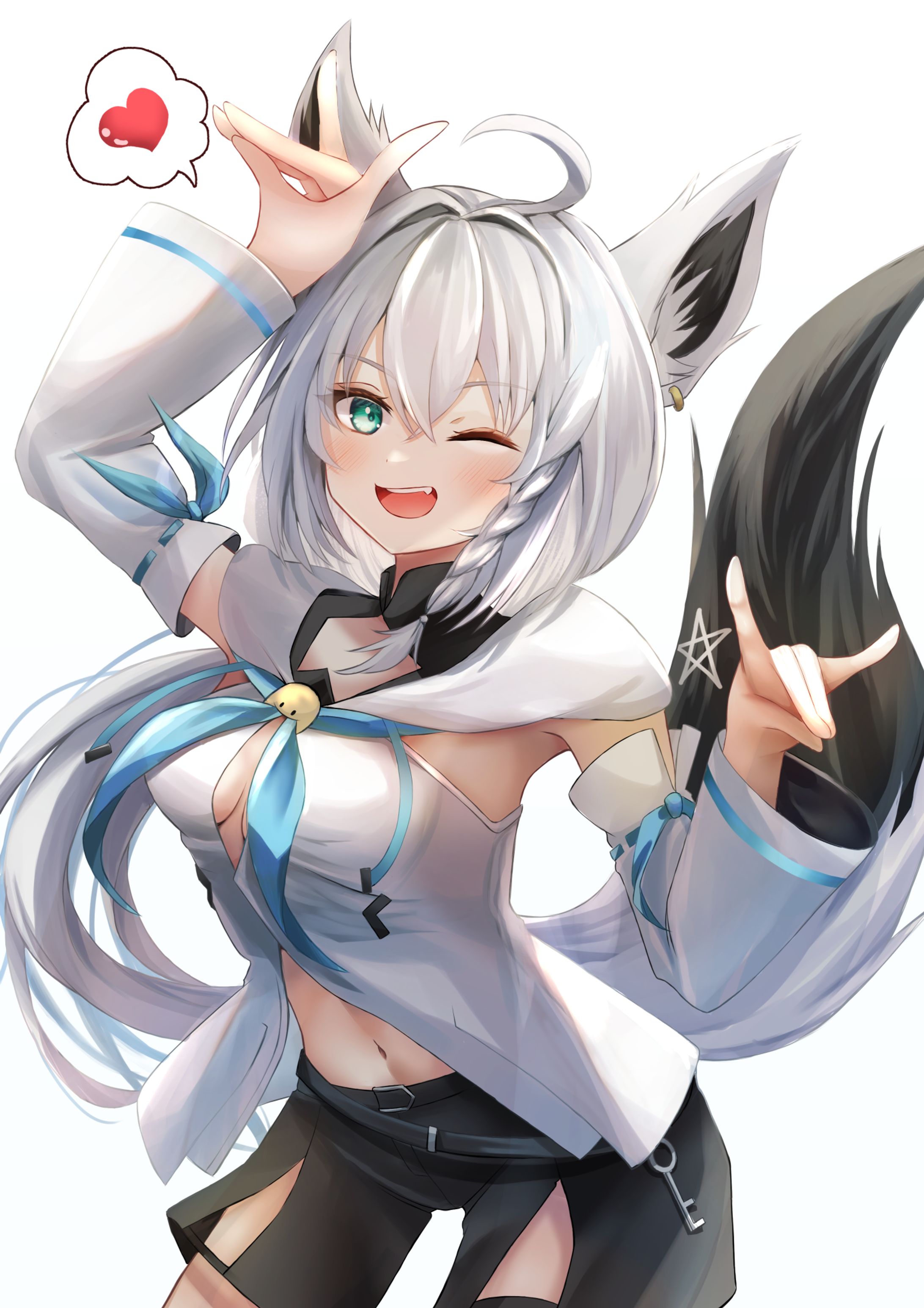 FAN ART|ホロライブ 白上フブキ-1