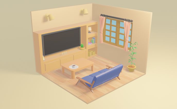 作品（blender,卒業研究）