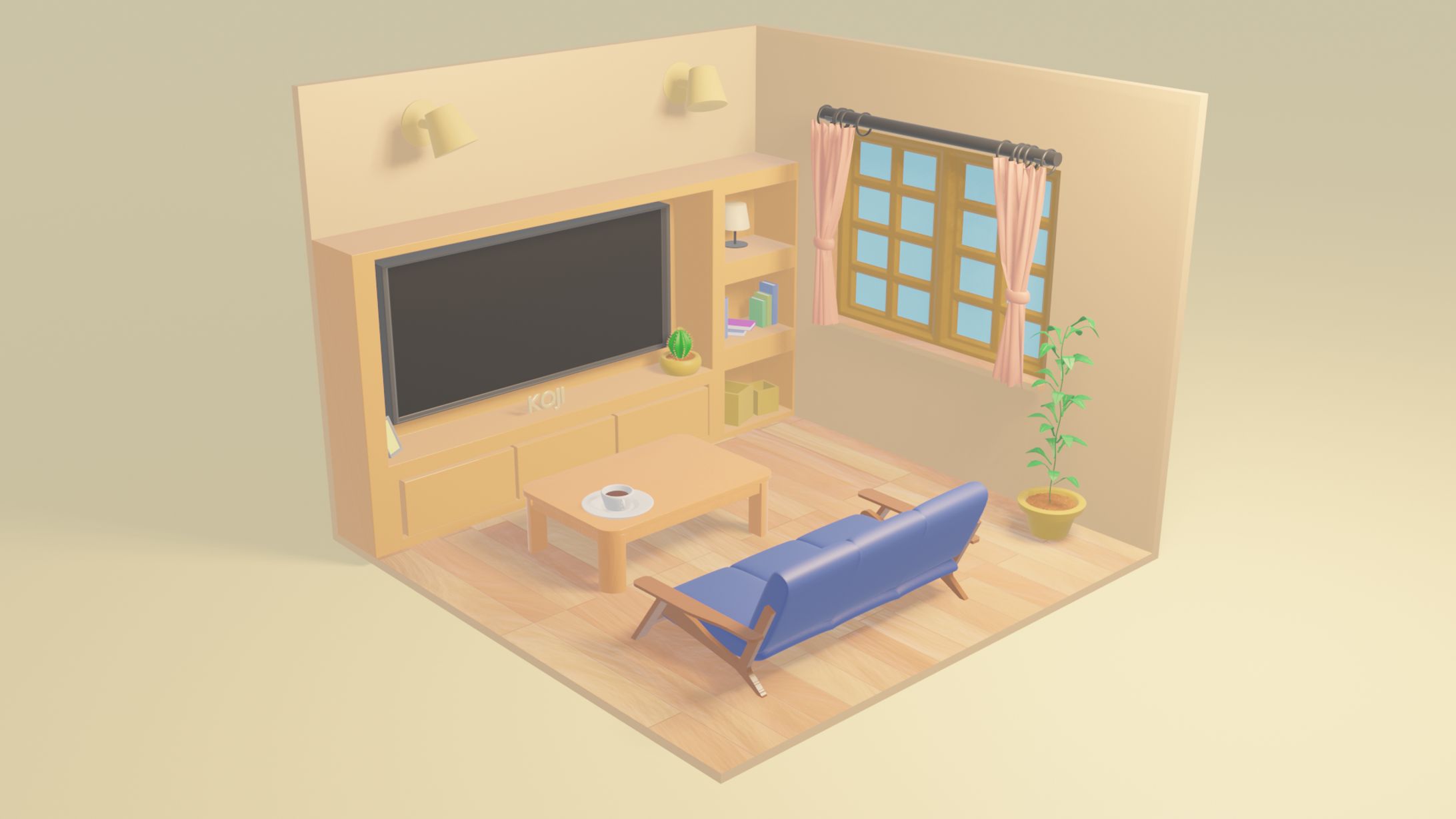 作品（blender,卒業研究）-1