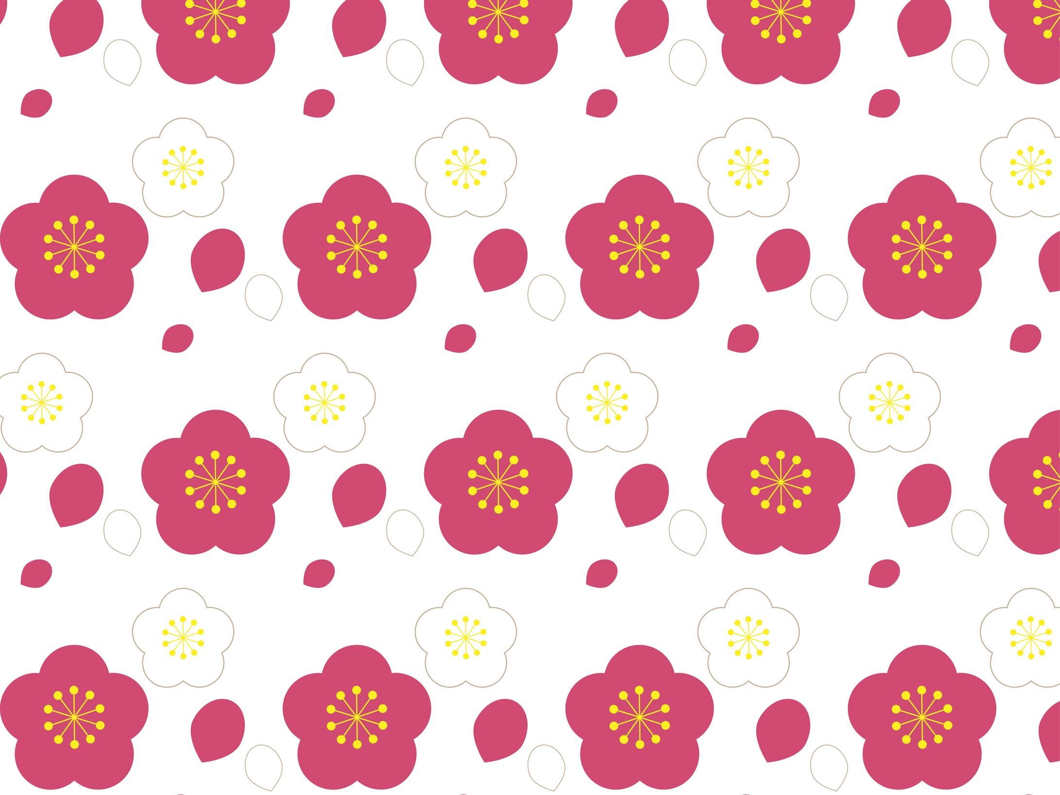 textile　梅-1