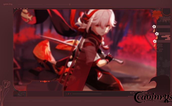 ୨୧┊kazuha inspired gaming