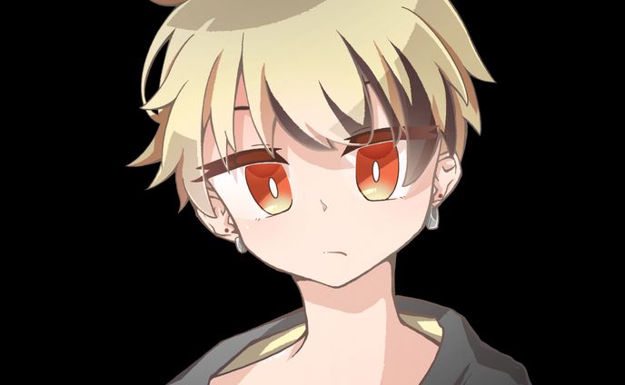 TRPG立ち絵(鹿子木秌・蒔)