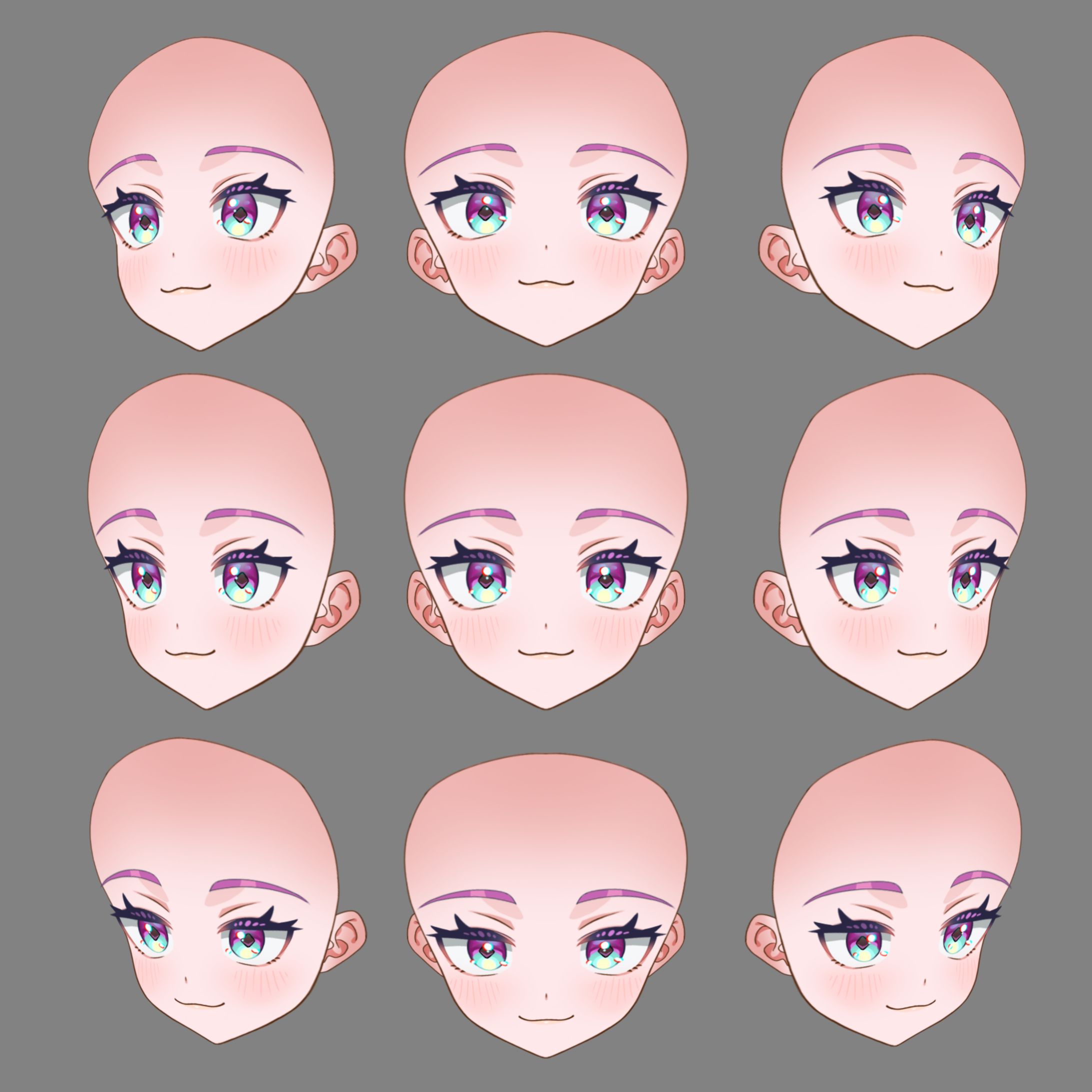 Vtuberモデル作例③-1