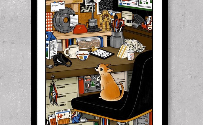 お父さんのために描いた、やまちゃん😔

#illustrate #illustration #art #イラスト#イラストレーション #paint #procreate #artwork #illust #fashion #drawing#일러스트 #드로잉 #그림스타그램#犬#dog