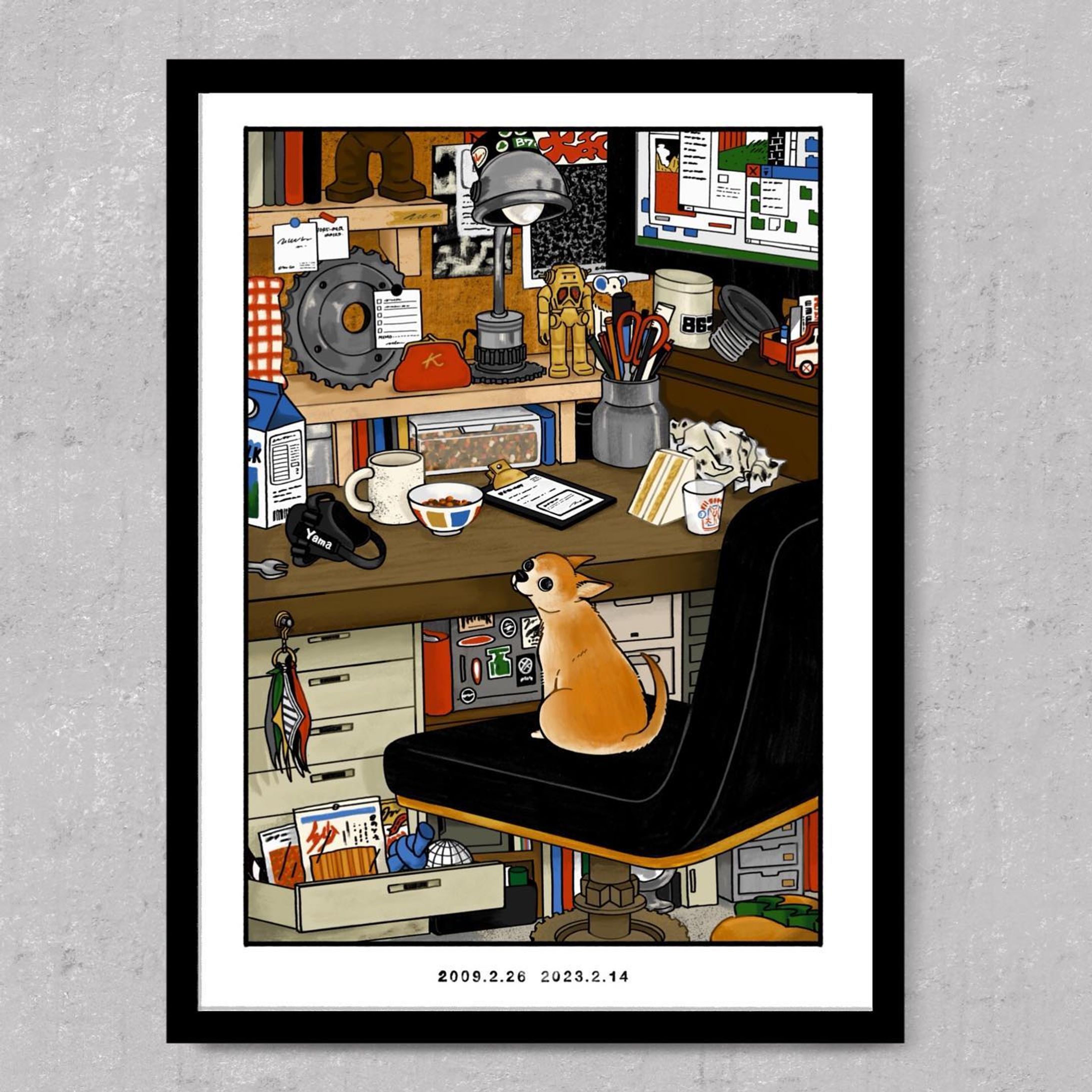 お父さんのために描いた、やまちゃん😔

#illustrate #illustration #art #イラスト#イラストレーション #paint #procreate #artwork #illust #fashion #drawing#일러스트 #드로잉 #그림스타그램#犬#dog-1