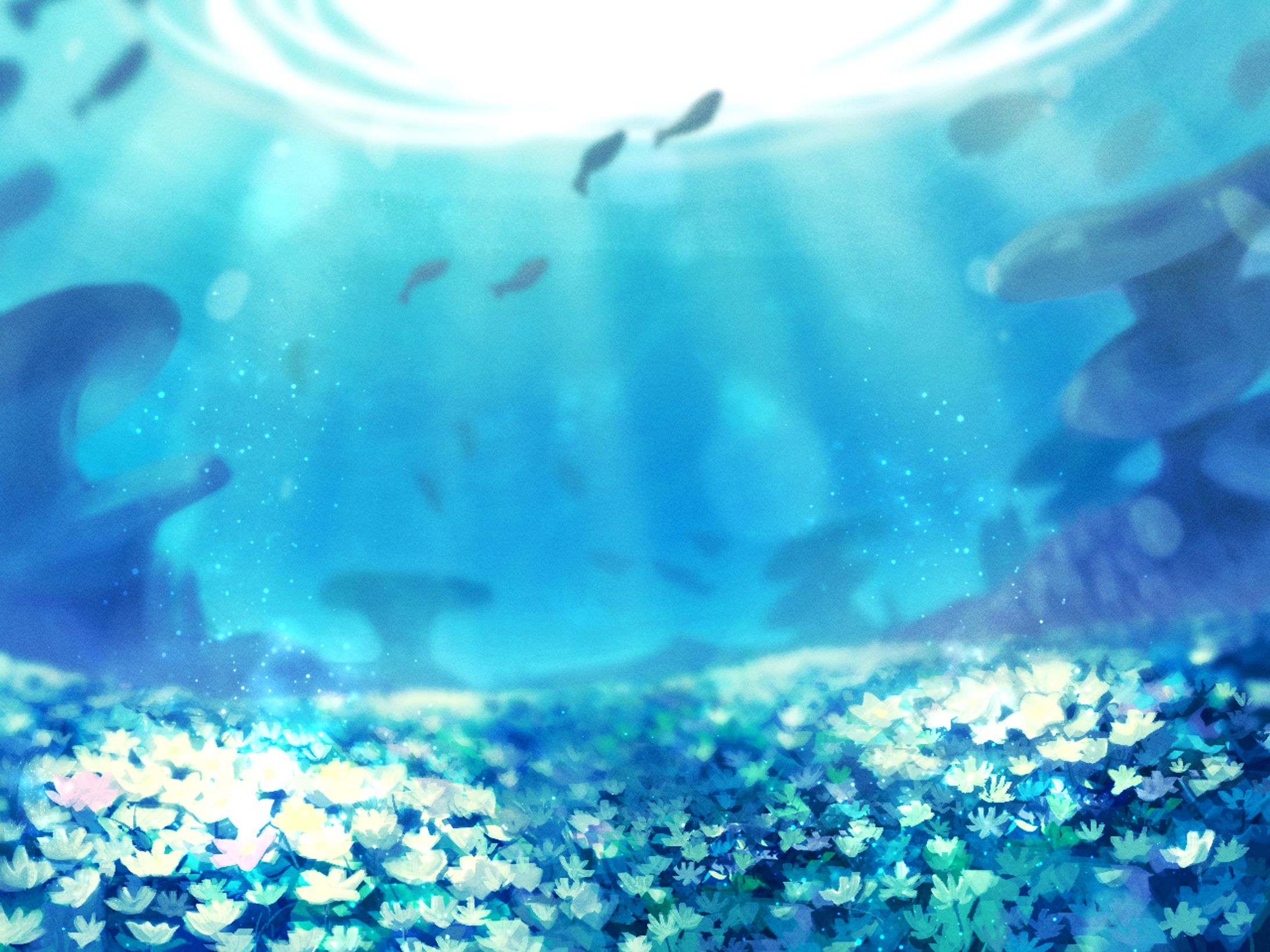 海底の花畑-1