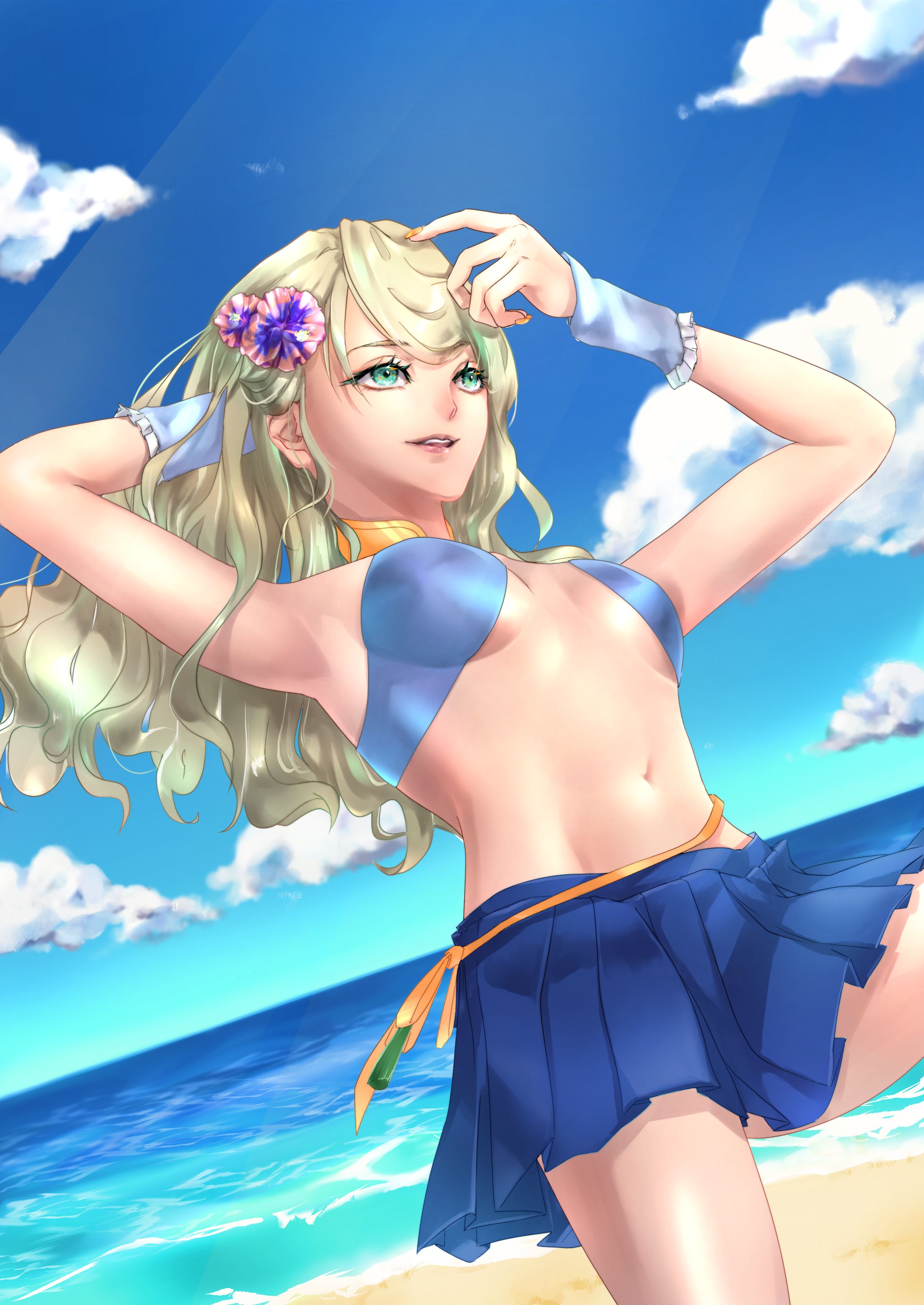 水着女子-1