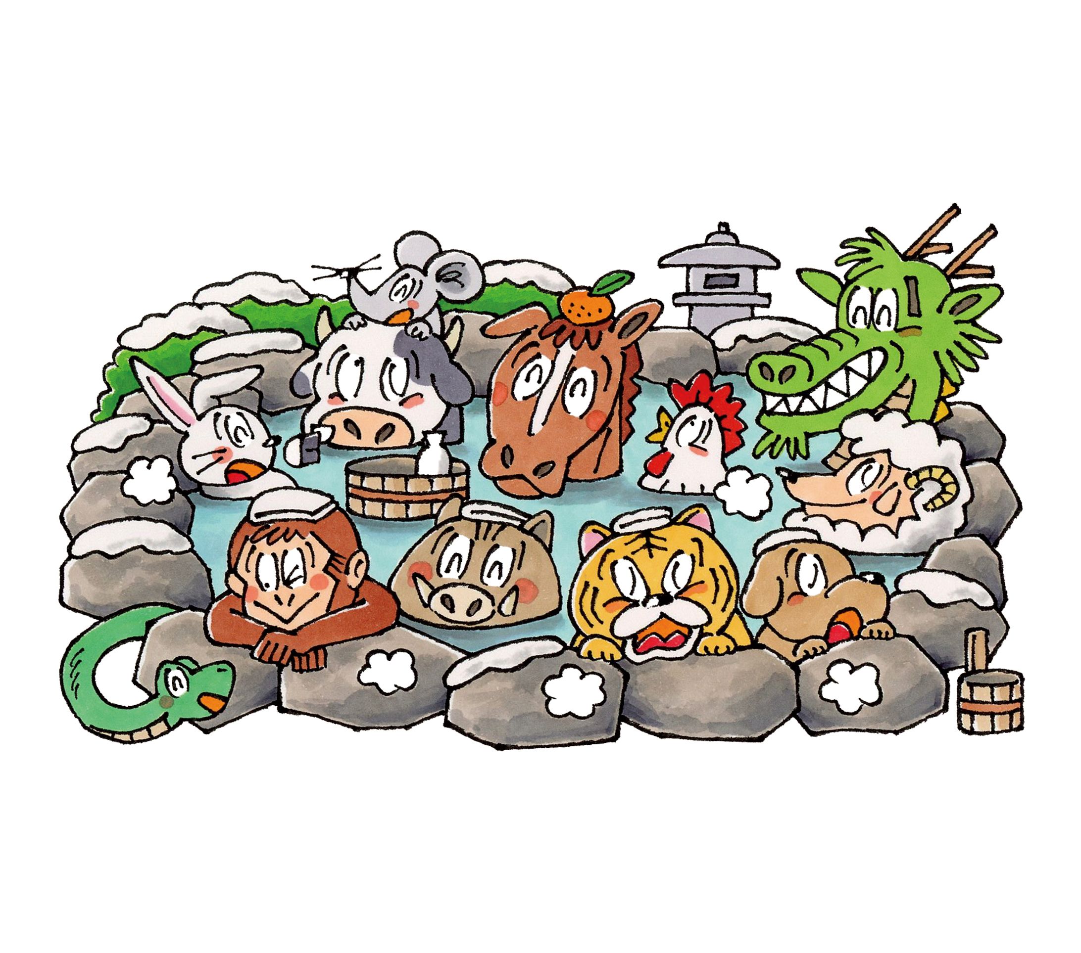 ​年賀状イラスト(マイプリント株式会社 2025)-1