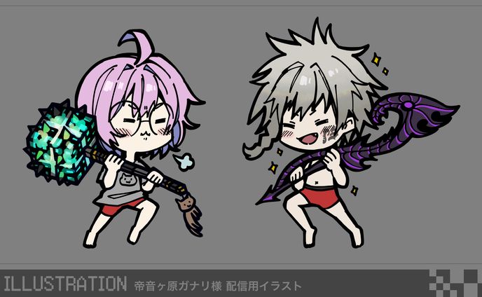 【YouTube Shorts用イラスト】帝音ヶ原ガナリ様