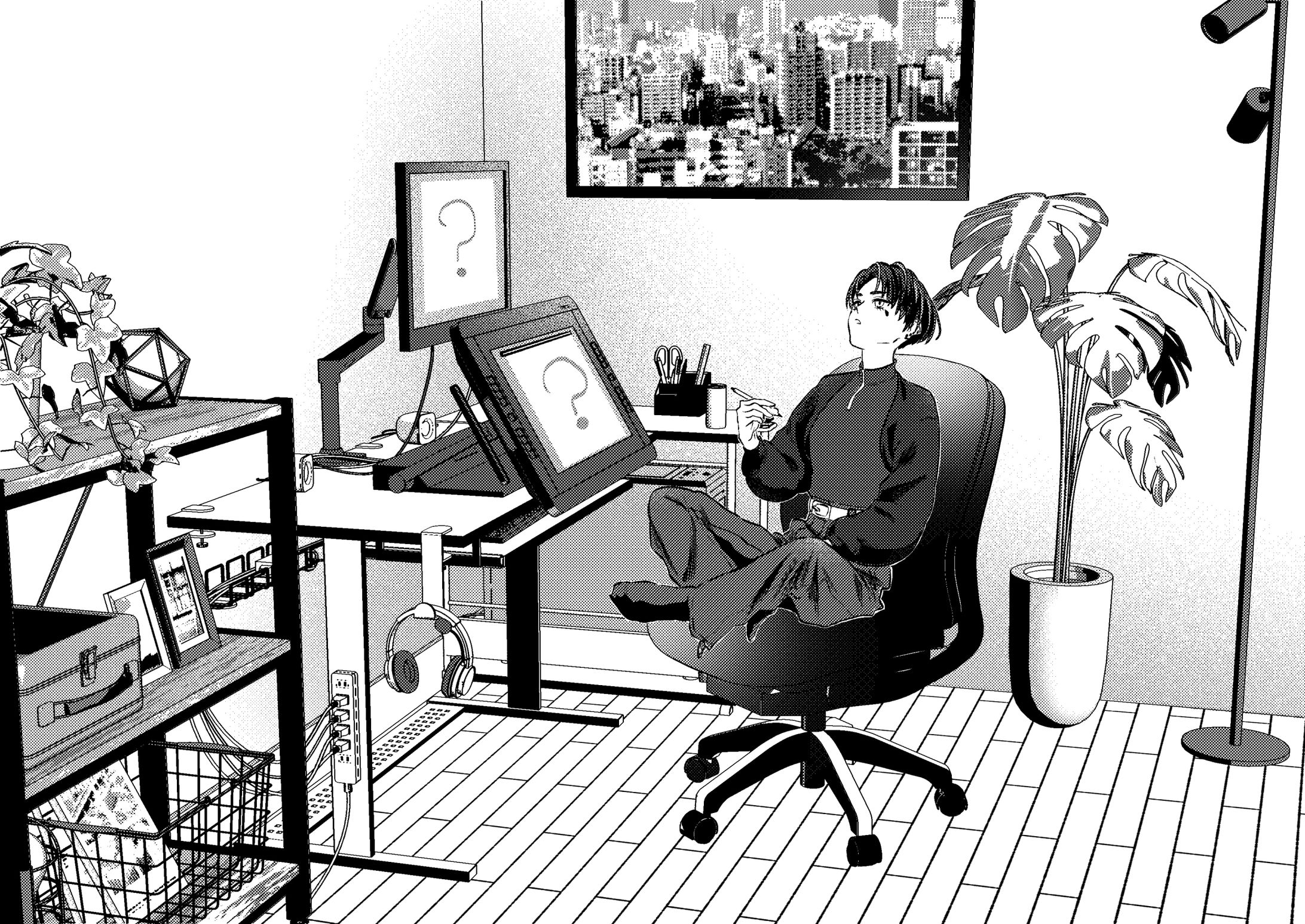 自分のアバターイラスト(コミック調)-1