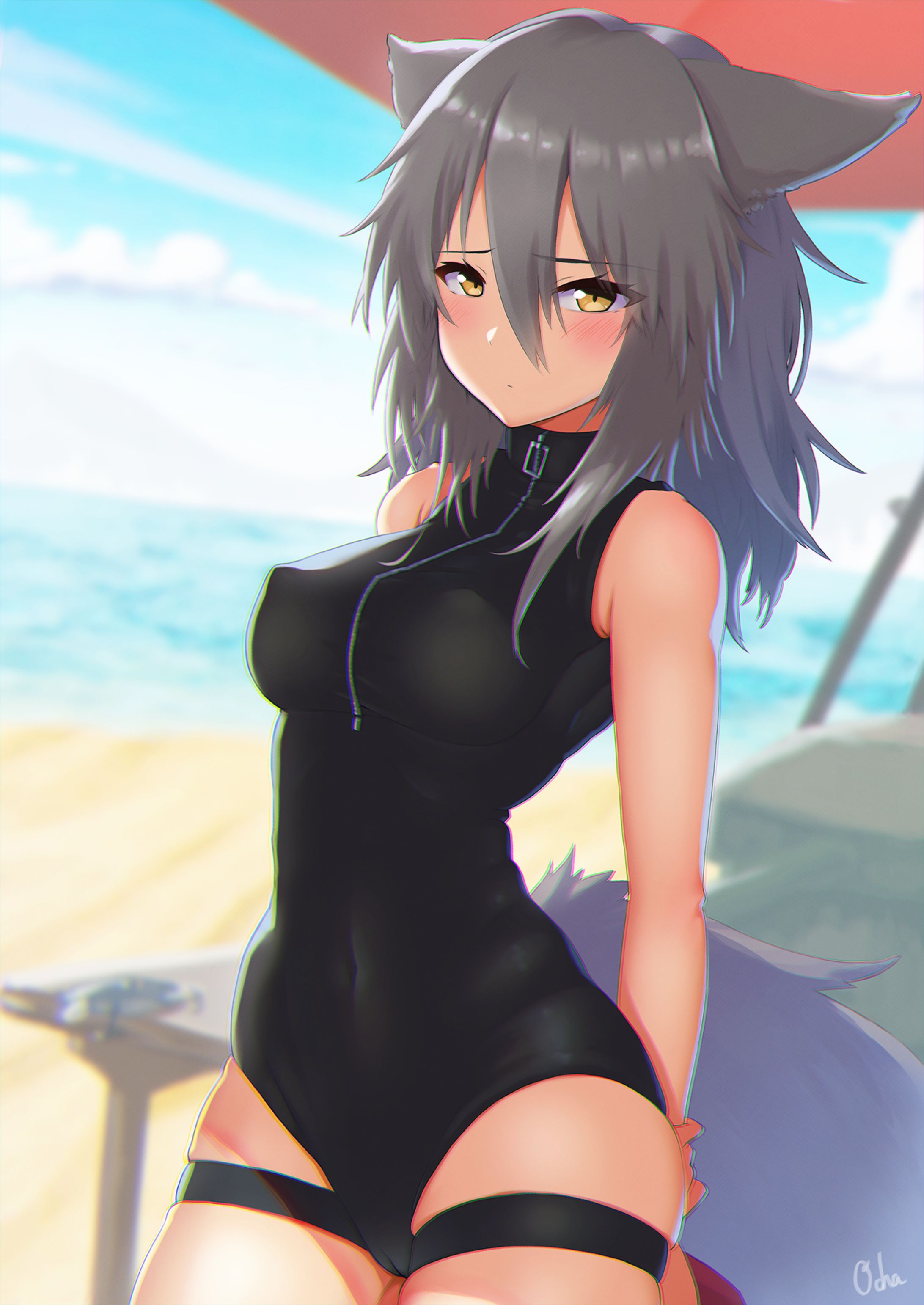 水着レッド-1