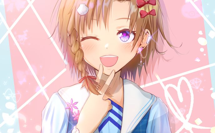 描いたイラスト【ここなつみるくさん】