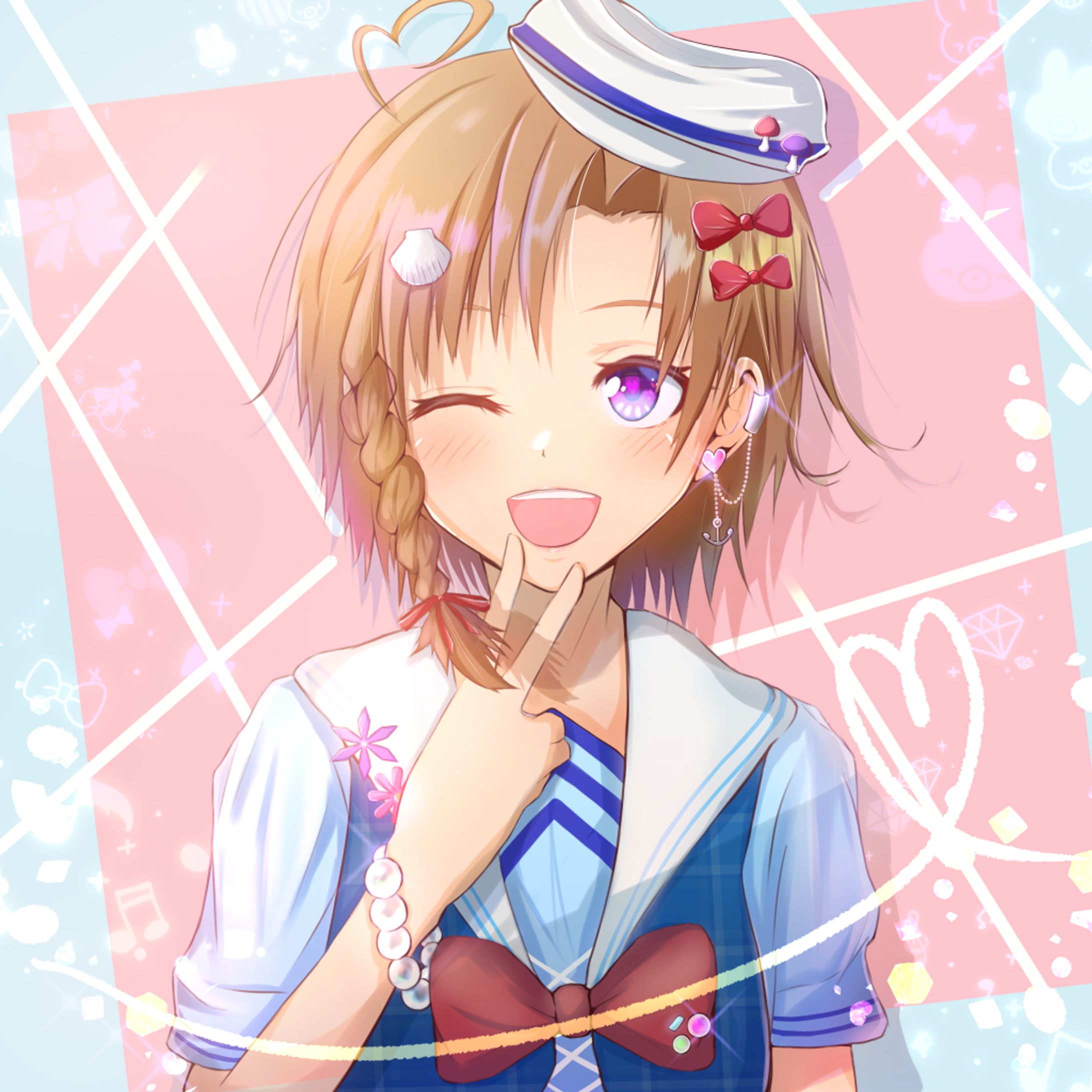 描いたイラスト【ここなつみるくさん】-1