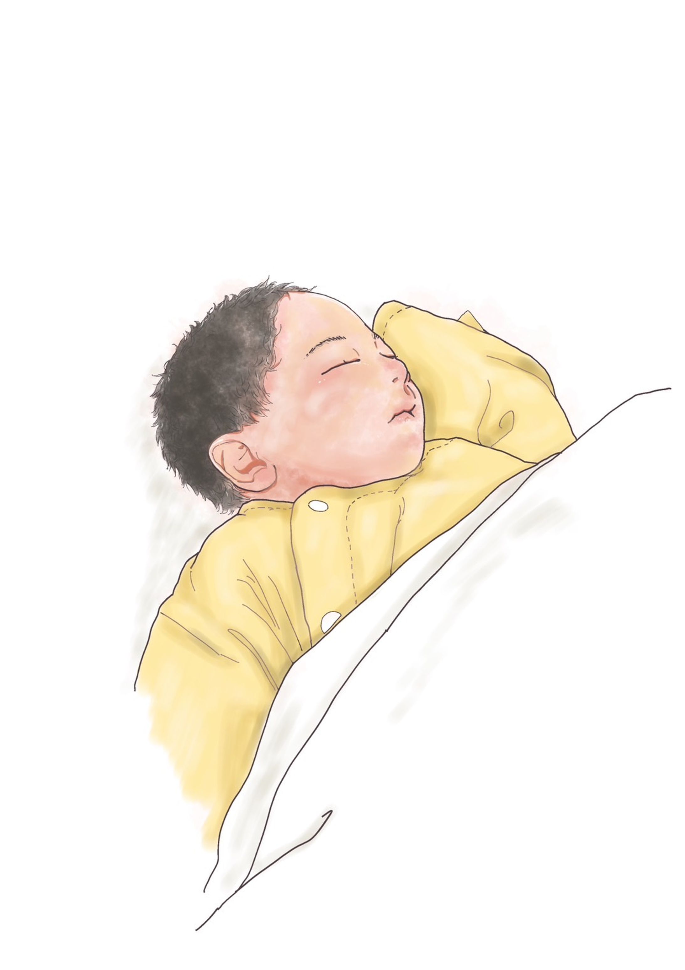 作品例　赤ちゃん（カラー）-1