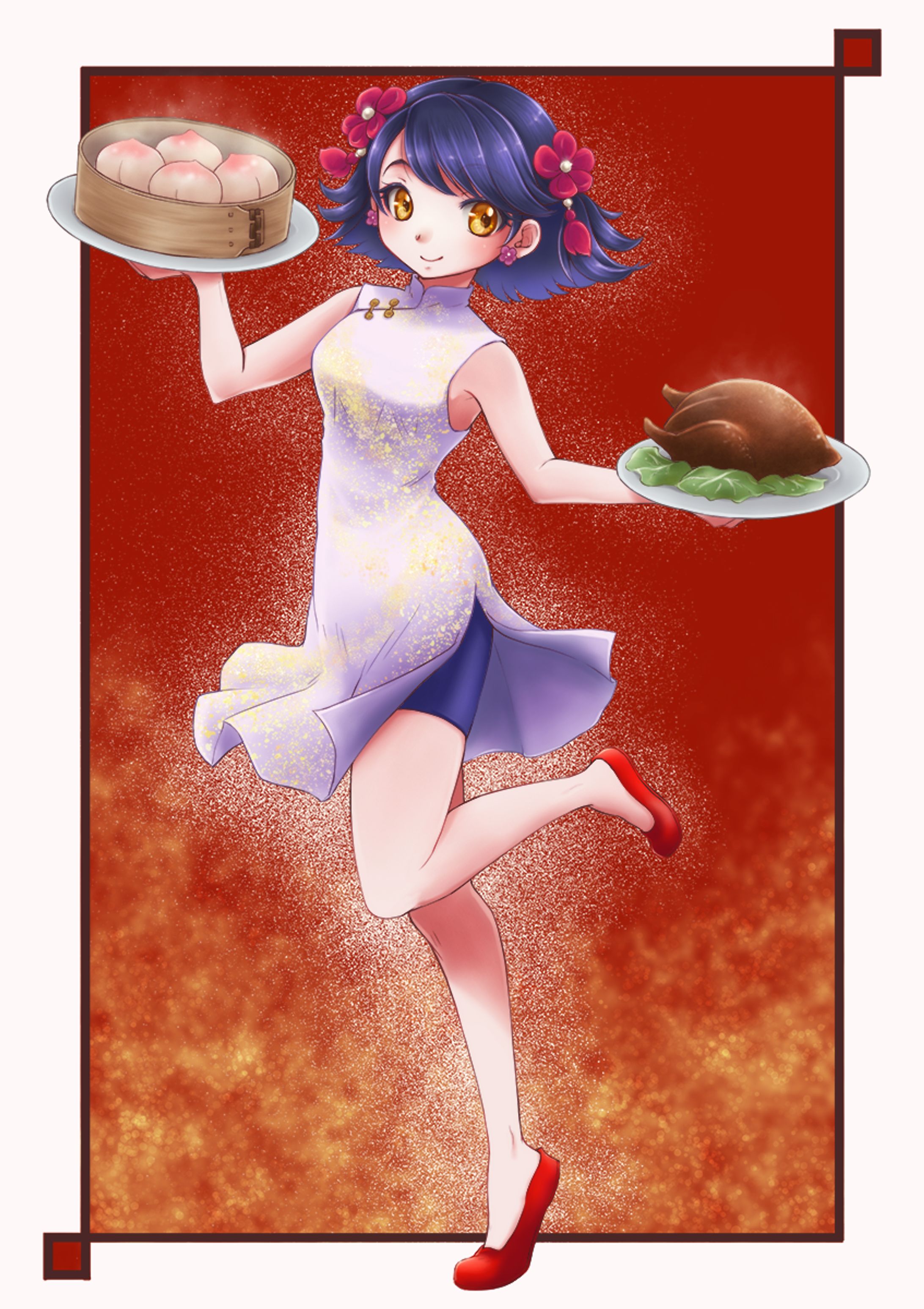 オリジナル-看板娘さん-1