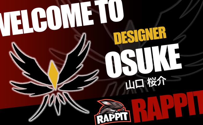 Team Rappit 加入メンバー紹介バナー