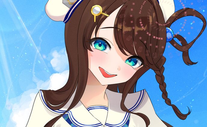 【声優・クイズ作家・Vtuber】神野莉子様/立ち絵・名刺