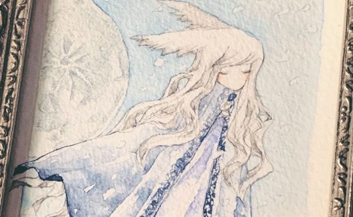 ミニ額《ゆきすぎる》